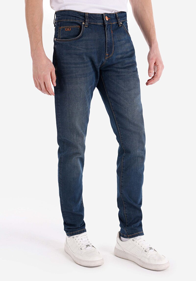 Зображення 041 Danny Джинси Чоловічі Блакитні Вузького Крою Cl1066265