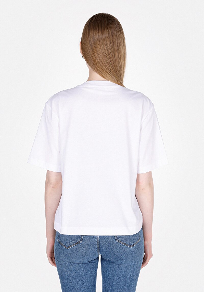 Показати інформацію про Футболка З Коротким Рукавом Жіноча Біла  Cl1072191