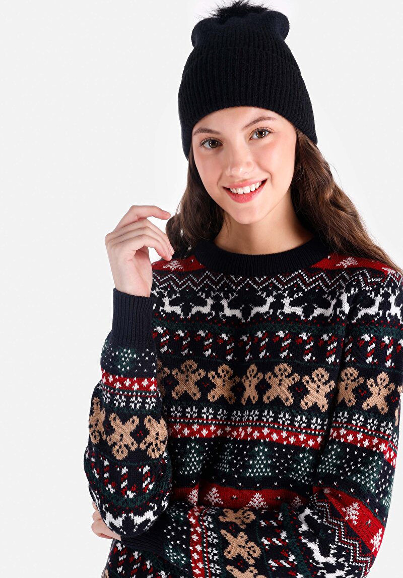 Показати інформацію про Светр Жіночий Синій  Cl1066279