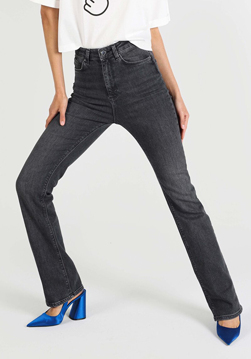 Зображення 797 Adel Джинси Жіночі Чорні Кльош Cl1064452