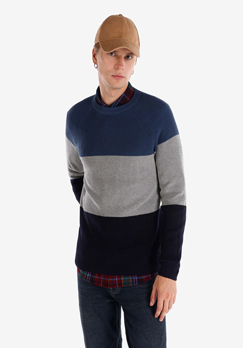 Зображення Светр Чоловічий Синій Cl1066283