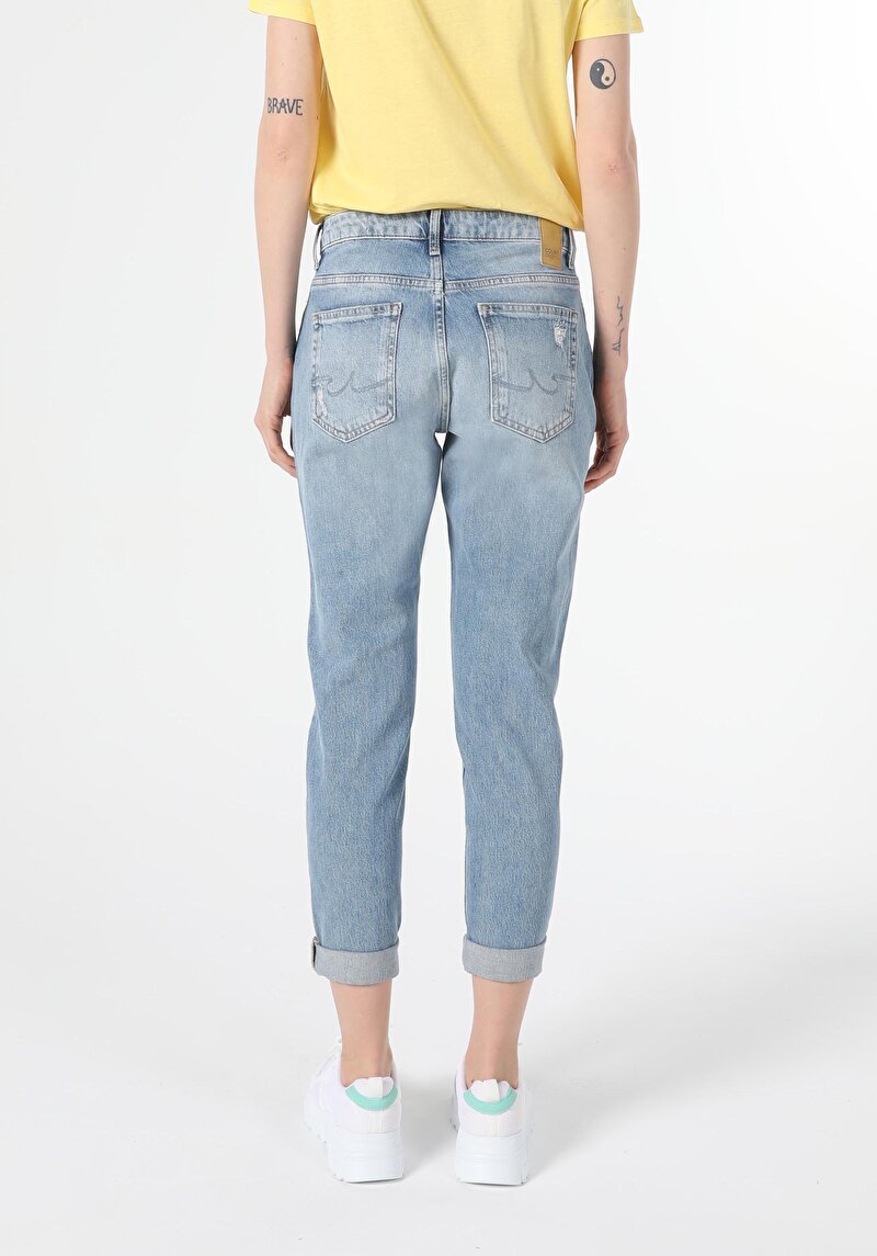 Зображення 893 Julia Джинси Жіночі Блакитні Бойфренди Cl1055540