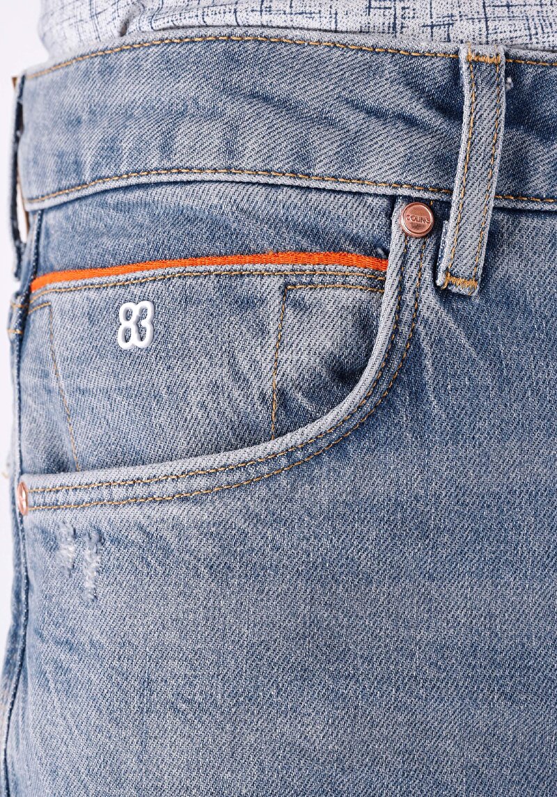 Показати інформацію про 044 Karl Джинси Чоловічі Блакитні Прямого Крою Cl1064570