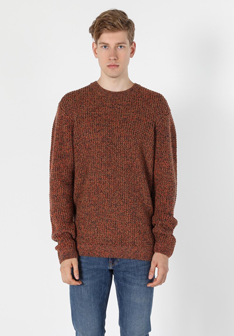 Показати інформацію про Светр Чоловічий Коричневий  Cl1056028