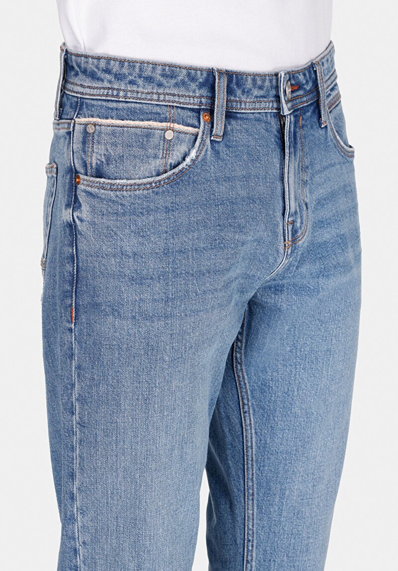 Показати інформацію про 044 Karl Джинси Чоловічі Блакитні Прямого Крою Cl1072223