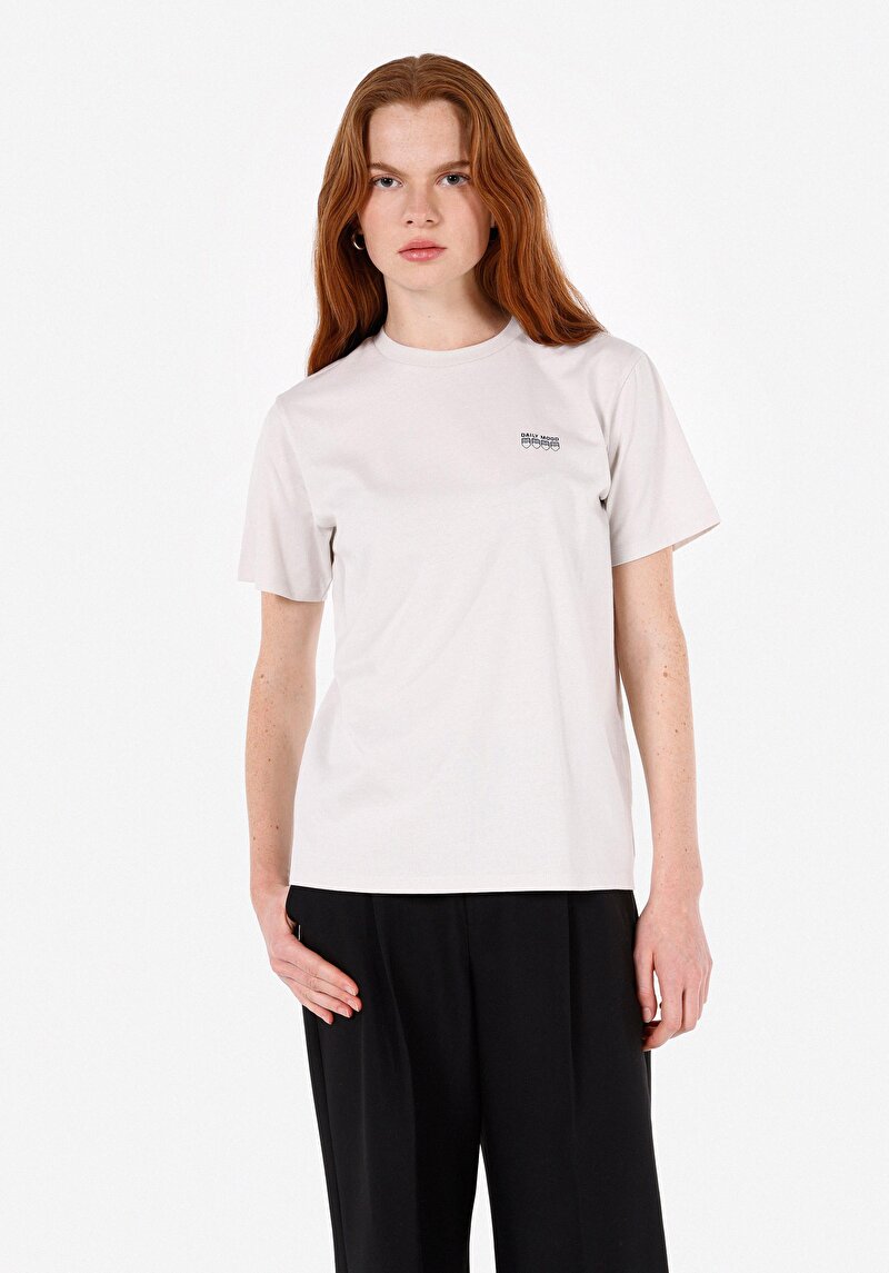 Зображення Футболка З Коротким Рукавом Жіноча Сіра  Cl1072231