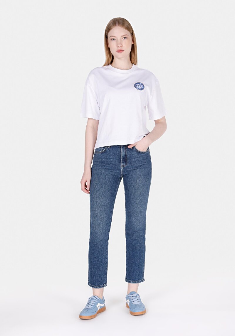 Зображення 891 Maya Джинси Жіночі Блакитні Вузького Крою Cl1072263