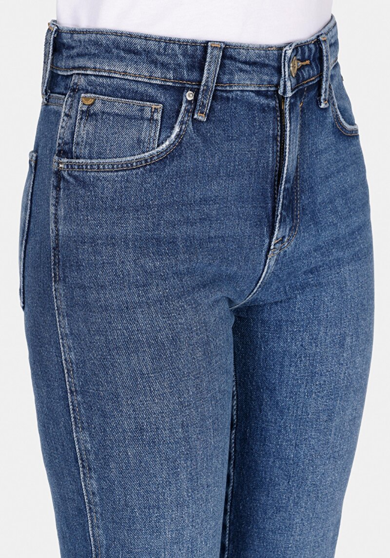 Показати інформацію про 891 Maya Джинси Жіночі Блакитні Вузького Крою Cl1072263