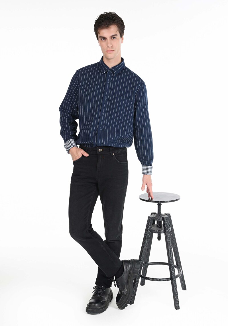 Показати інформацію про 044 Karl Джинси Чоловічі  Прямого Крою Cl1066315