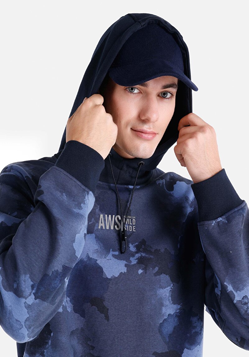 Показати інформацію про Толстовка Чоловіча Синя  Cl1064612