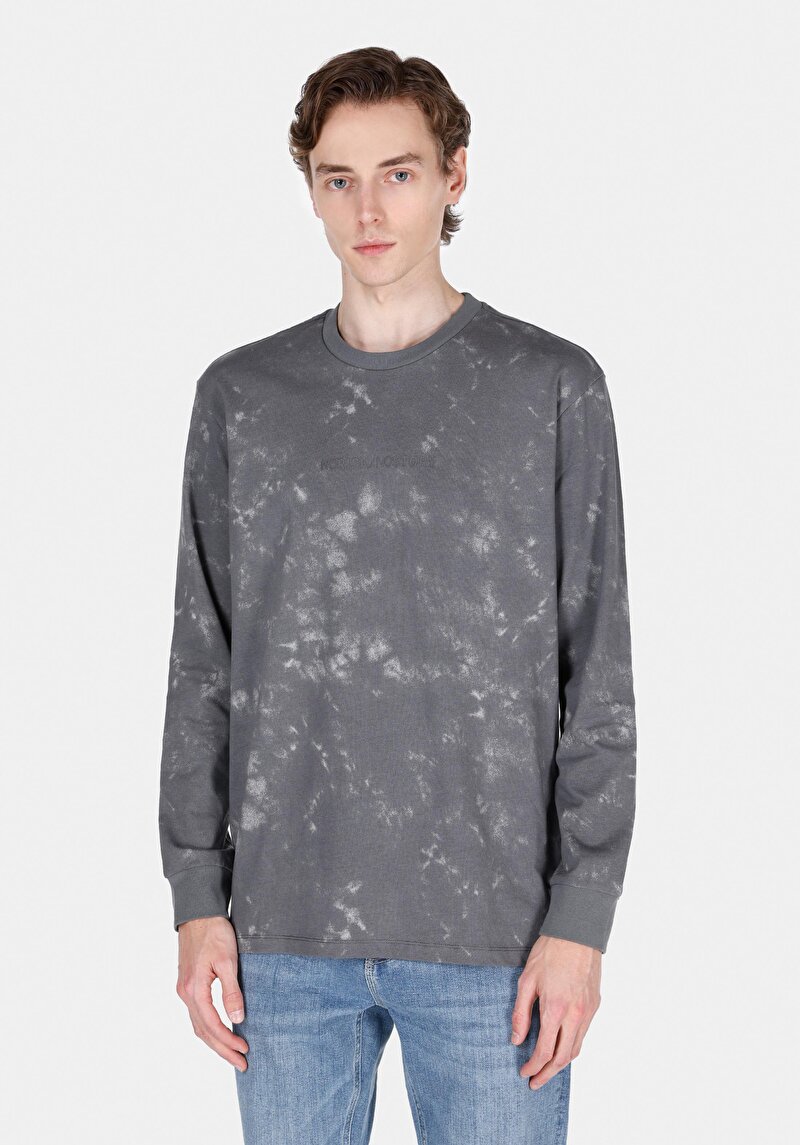 Зображення Футболка З Довгим Рукавом Чоловіча Сіра Cl1072297