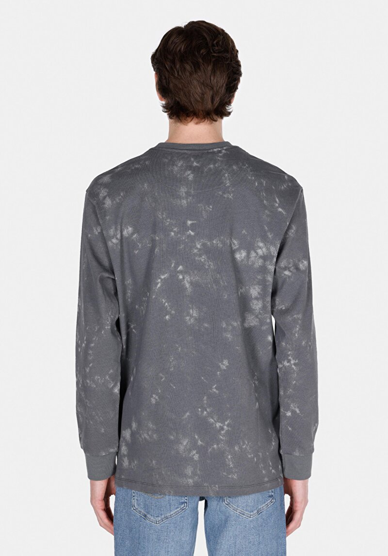 Показати інформацію про Футболка З Довгим Рукавом Чоловіча Сіра  Cl1072297