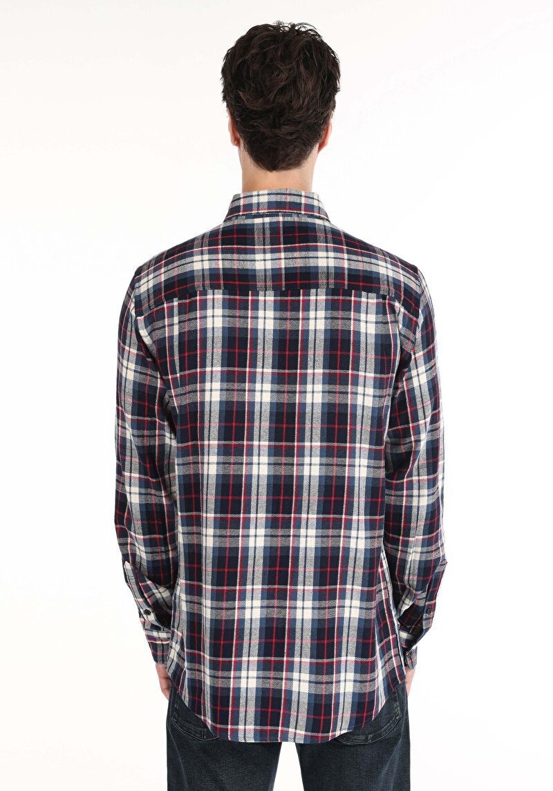 Показати інформацію про Сорочка З Довгим Рукавом Чоловіча Блакитна  Cl1064640