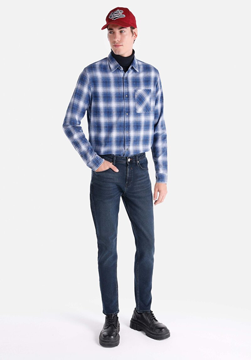 Зображення 067 Jack Джинси Чоловічі Блакитні Класичного Крою Cl1066358