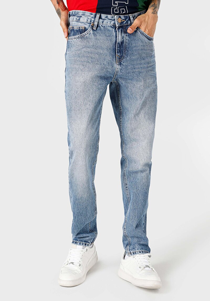 Зображення 067 Jack Джинси Чоловічі Блакитні Класичного Крою Cl1066359