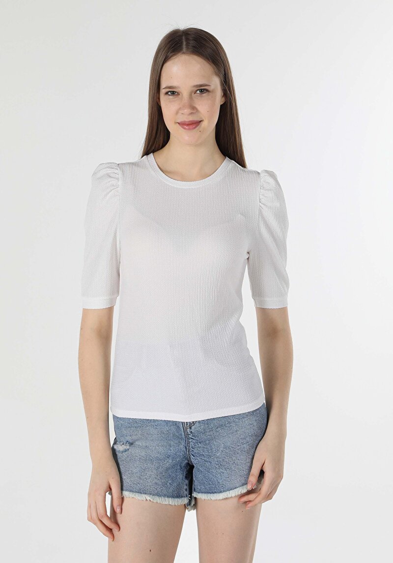 Показати інформацію про Футболка З Коротким Рукавом Жіноча Біла  Cl1058164