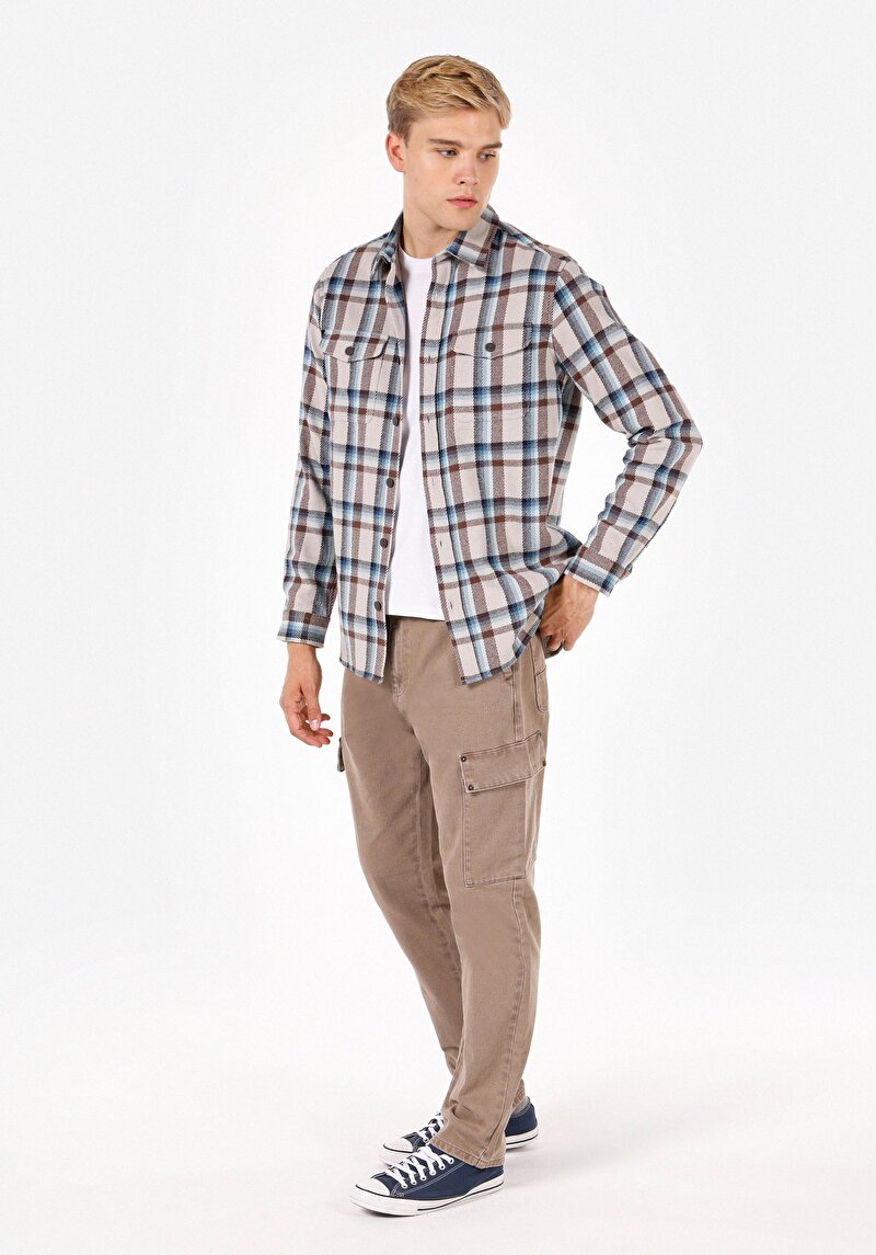 Показати інформацію про Сорочка З Довгим Рукавом Чоловіча Мультіколор  Cl1072320