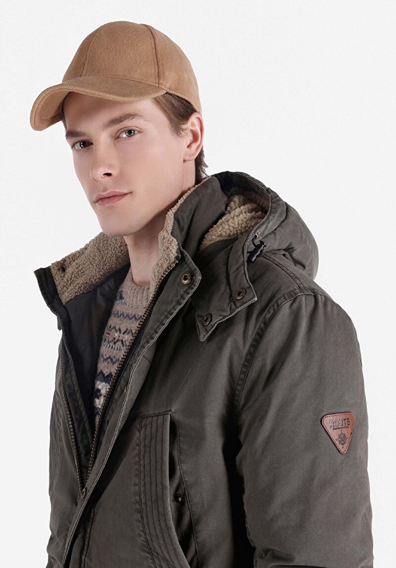 Показати інформацію про Пальто Чоловіче Зелене  Cl1066368