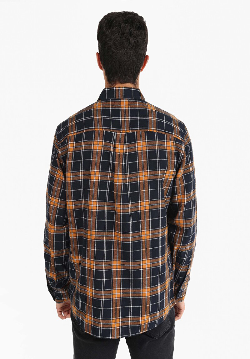 Показати інформацію про Сорочка З Довгим Рукавом Чоловіча Синя  Cl1064812