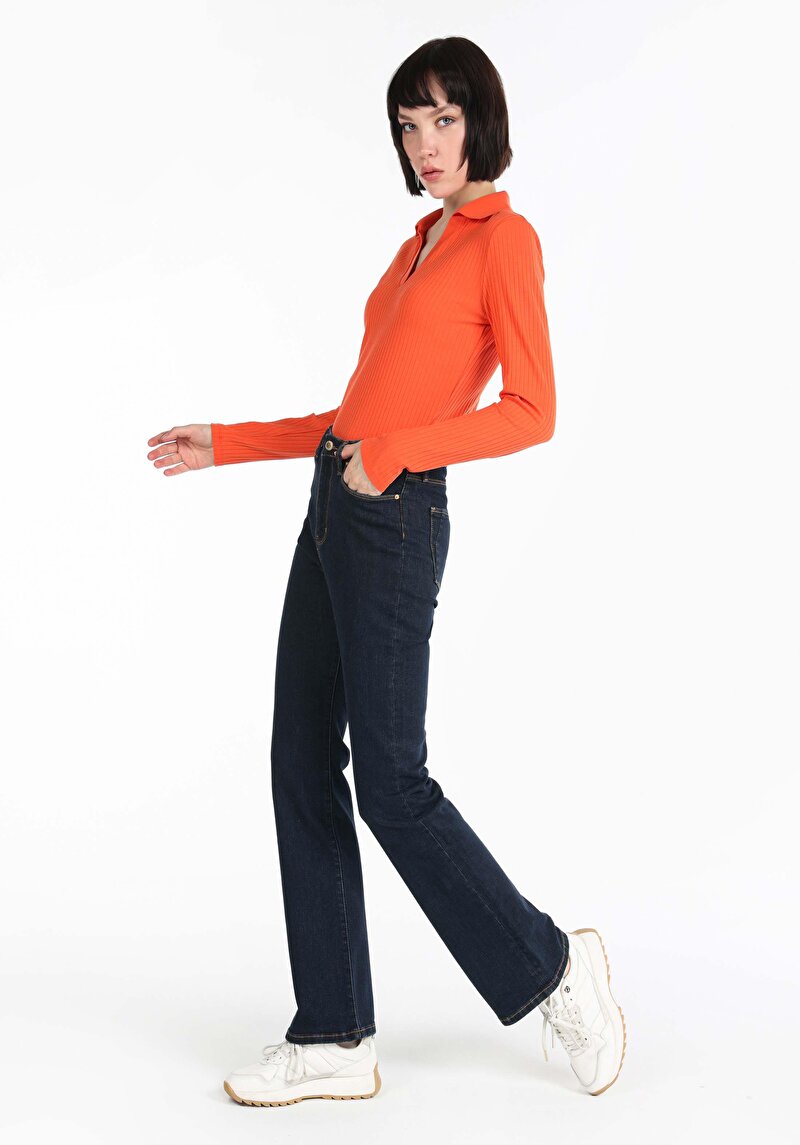 Показати інформацію про 791 Monica Джинси Жіночі Блакитні Класичного Крою Cl1066393