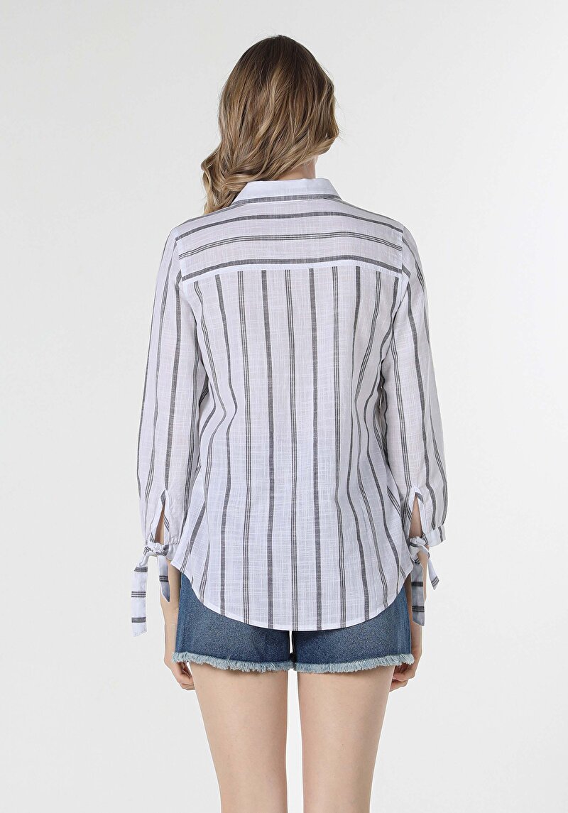 Показати інформацію про Сорочка З Довгим Рукавом Жіноча Біла  Cl1058729