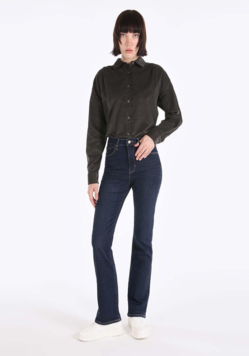 Зображення 797 Adel Джинси Жіночі Блакитні Вузького Крою Cl1066396