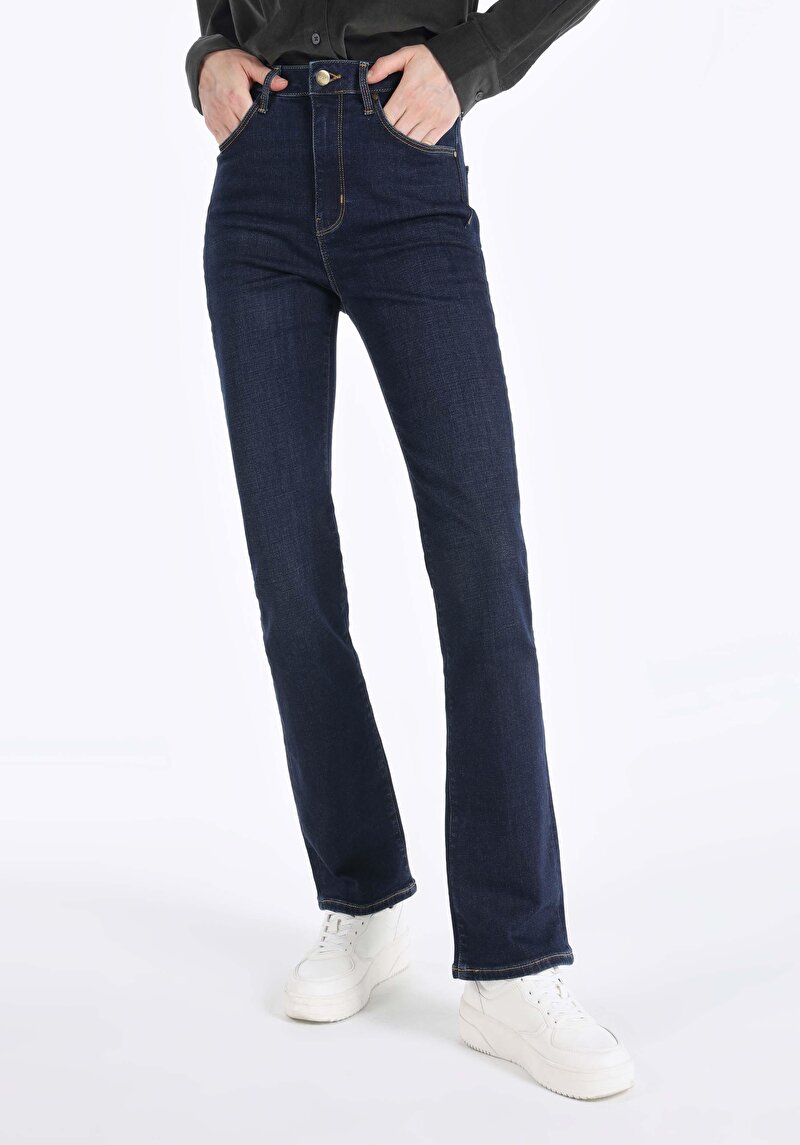 Зображення 797 Adel Джинси Жіночі Блакитні Вузького Крою Cl1066396