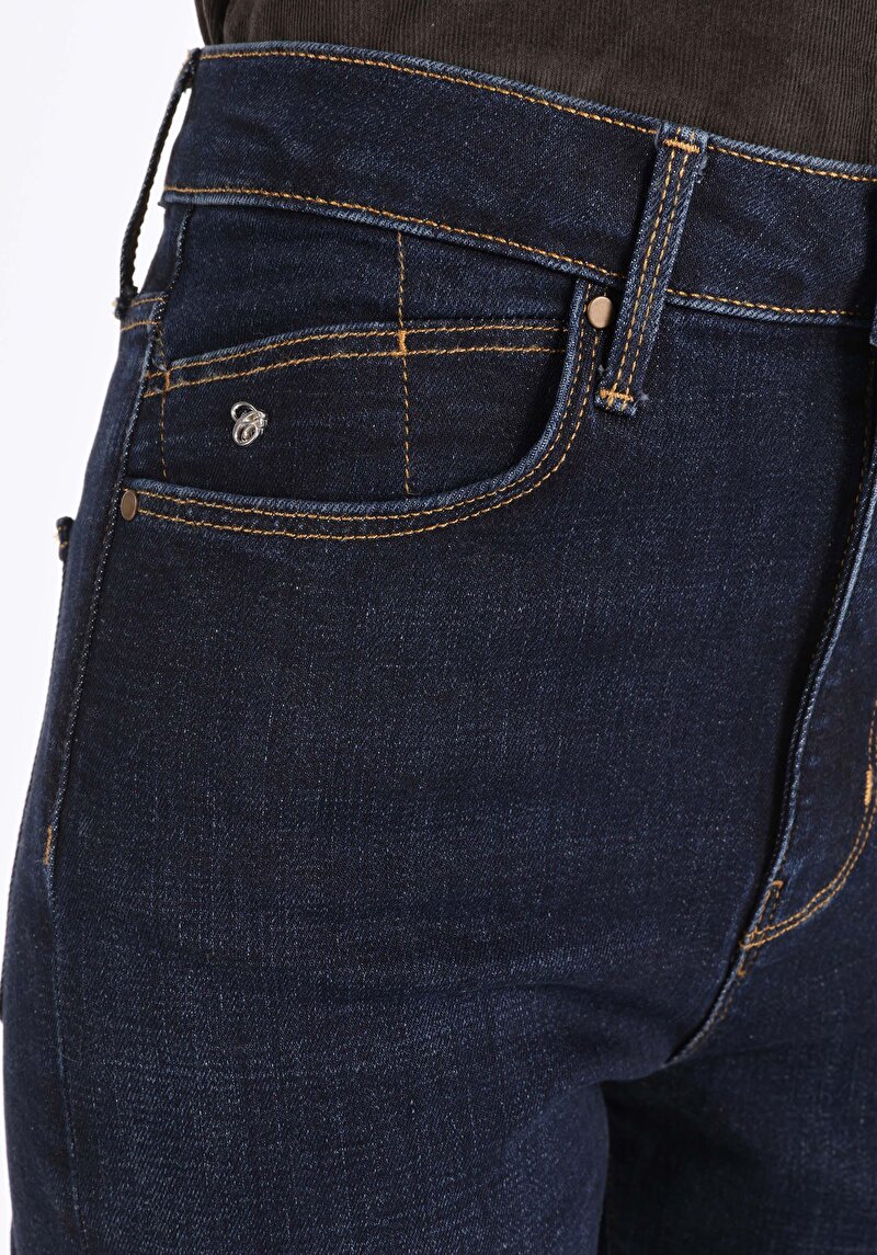 Показати інформацію про 797 Adel Джинси Жіночі Блакитні Вузького Крою Cl1066396