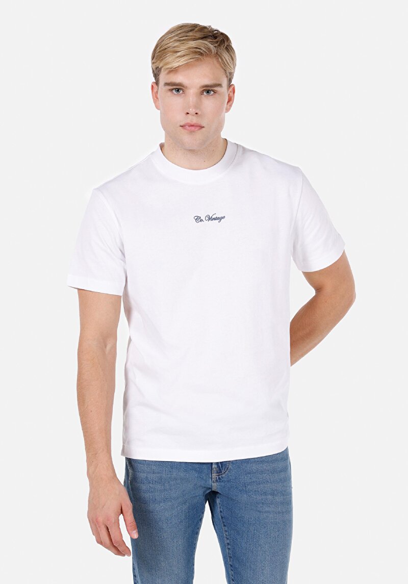 Зображення Футболка З Коротким Рукавом Чоловіча Біла  Cl1072379