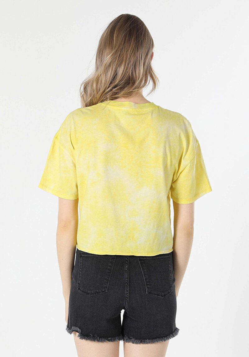 Показати інформацію про Футболка З Коротким Рукавом Жіноча Жовта  Cl1058996