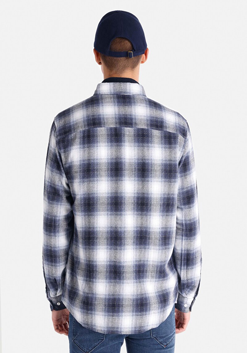 Показати інформацію про Сорочка З Довгим Рукавом Чоловіча Блакитна  Cl1064910