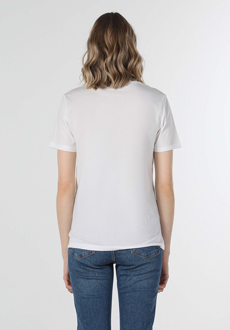 Показати інформацію про Футболка З Коротким Рукавом Жіноча Біла  Cl1059033