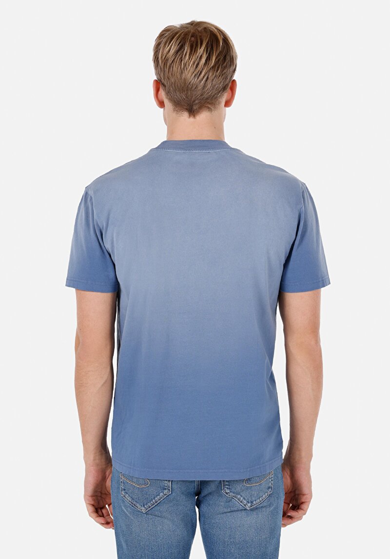 Показати інформацію про Футболка З Коротким Рукавом Чоловіча Блакитна  Cl1072380