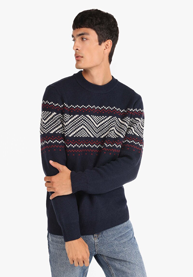 Зображення Светр Чоловічий Синій  Cl1066407