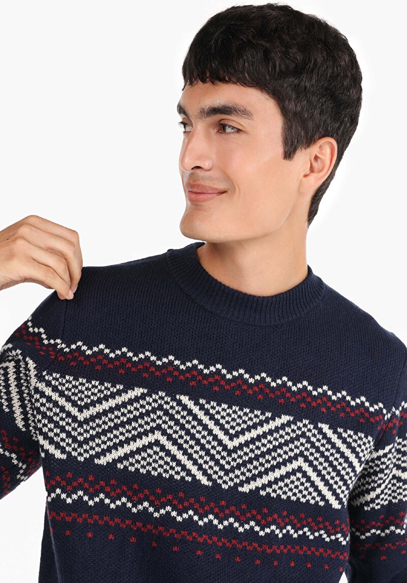 Показати інформацію про Светр Чоловічий Синій  Cl1066407