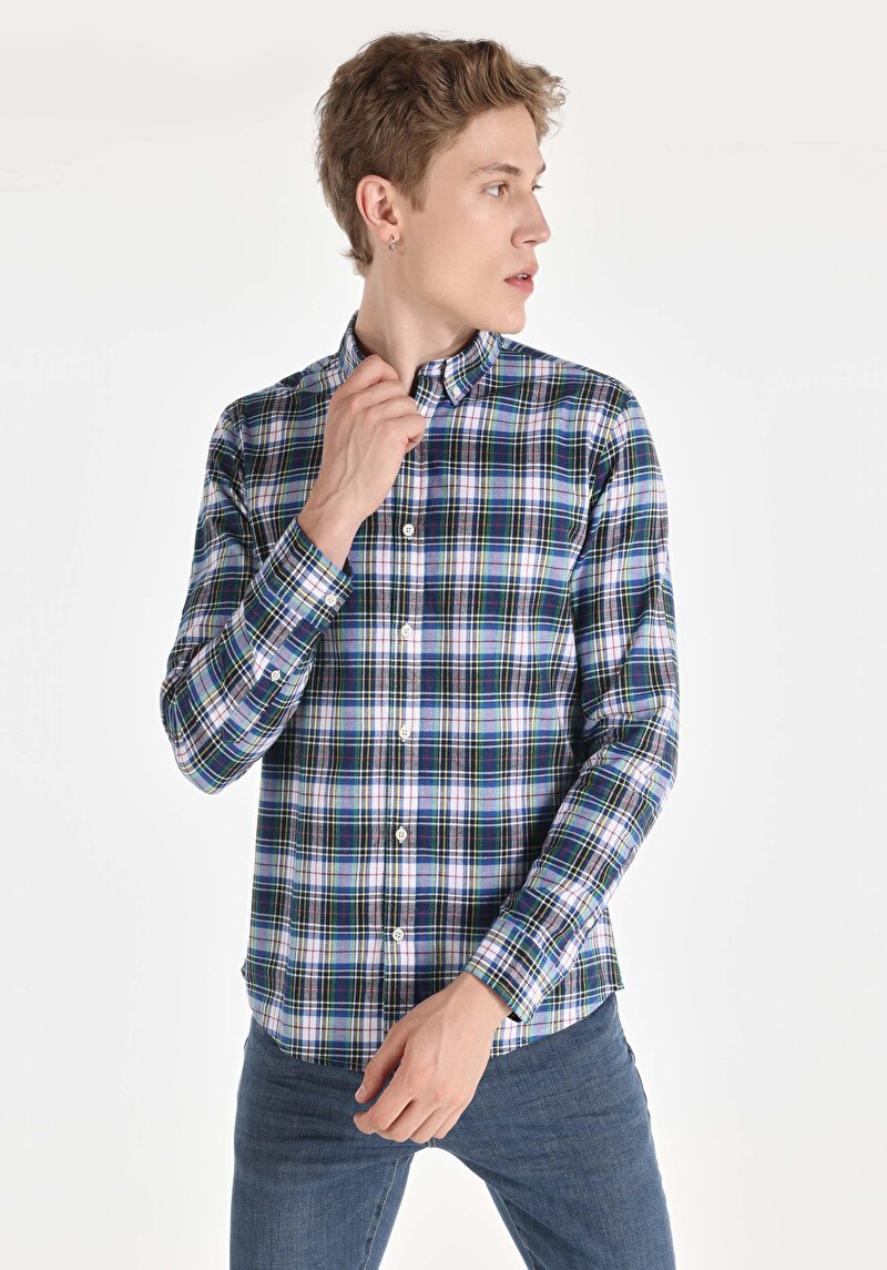 Зображення Сорочка З Довгим Рукавом Чоловіча Мультіколор  Cl1064995