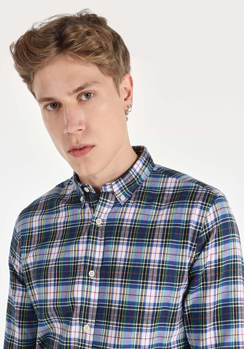 Показати інформацію про Сорочка З Довгим Рукавом Чоловіча Мультіколор  Cl1064995