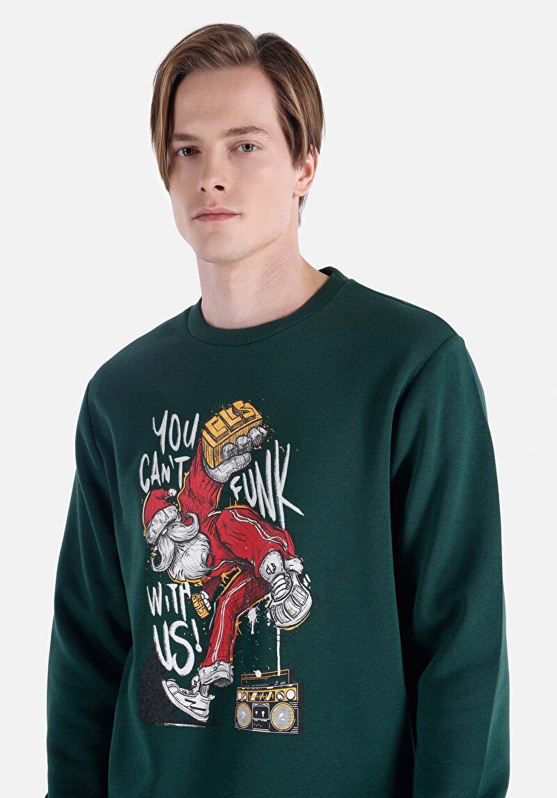 Показати інформацію про Толстовка Чоловіча Зелена  Cl1066430