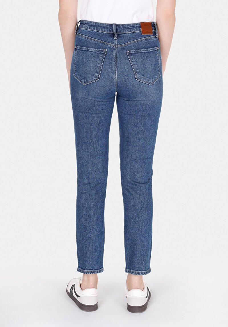 Зображення 703 Carla Джинси Жіночі Блакитні Вузького Крою Cl1072454