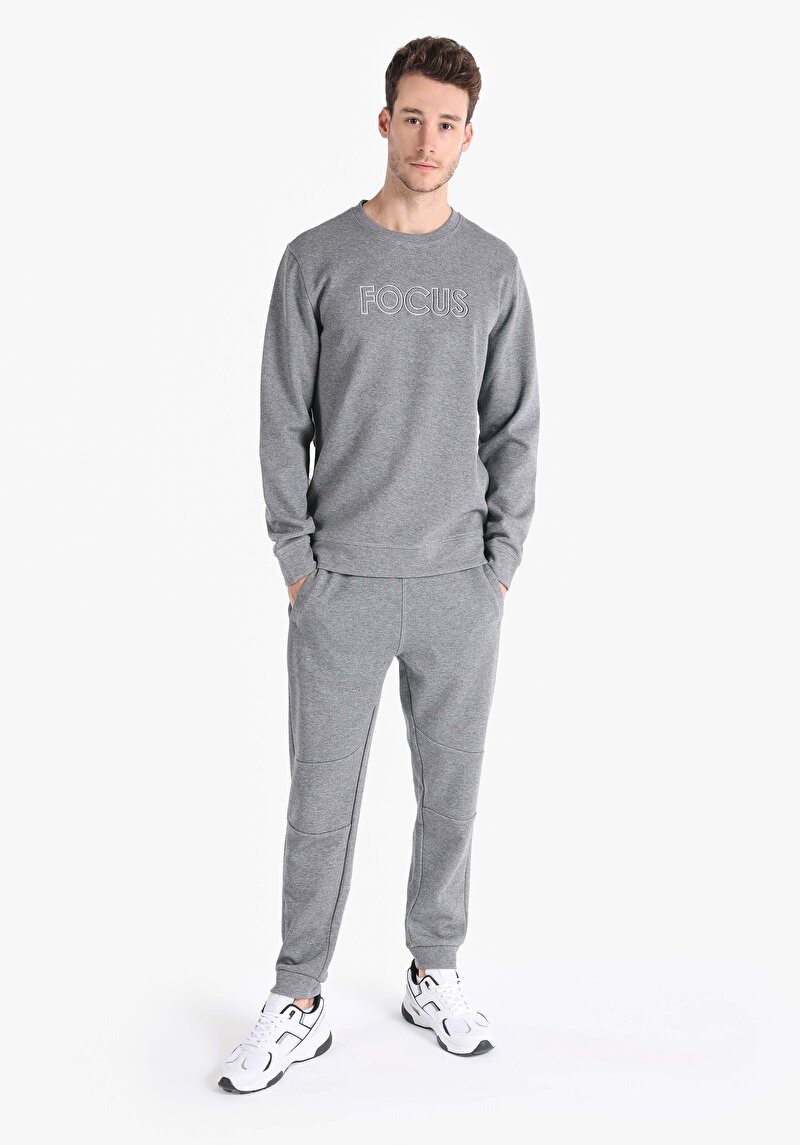 Показати інформацію про Толстовка Чоловіча Сіра  Cl1065035