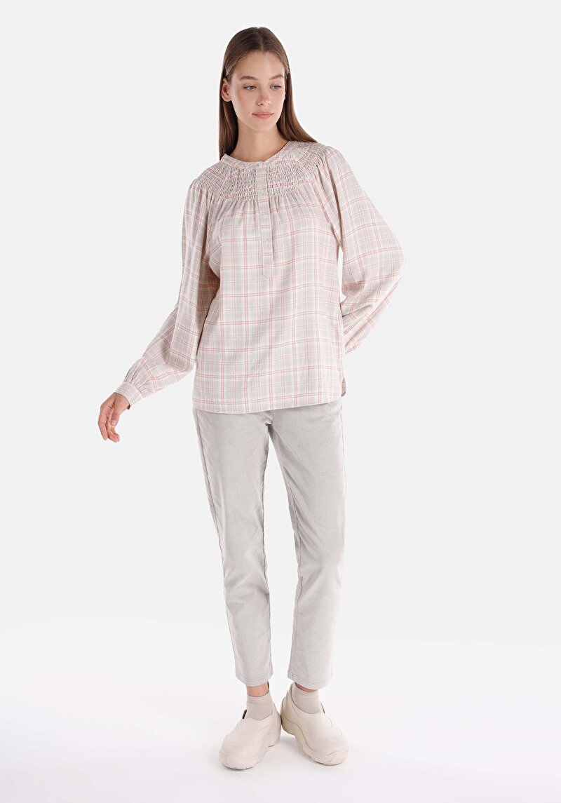 Показати інформацію про Сорочка З Довгим Рукавом Жіноча Біла  Cl1065039