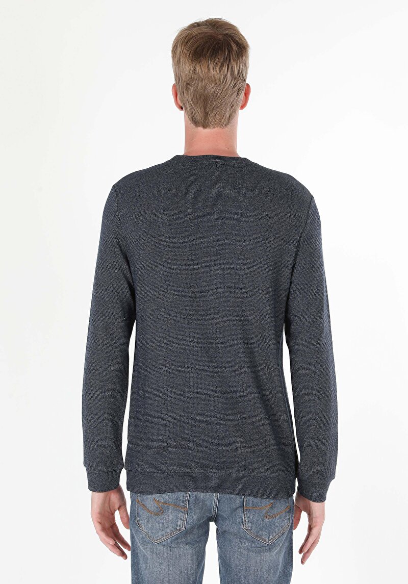 Показати інформацію про Футболка З Довгим Рукавом Чоловіча Блакитна  Cl1059906