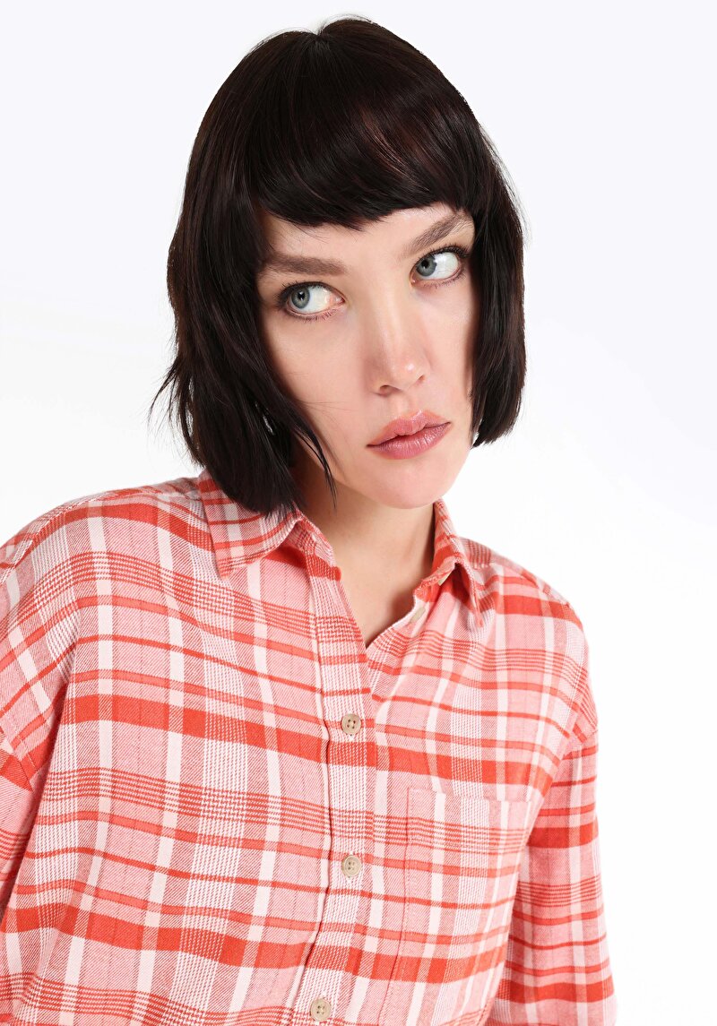 Показати інформацію про Сорочка З Довгим Рукавом Жіноча Помаранчева  Cl1065059