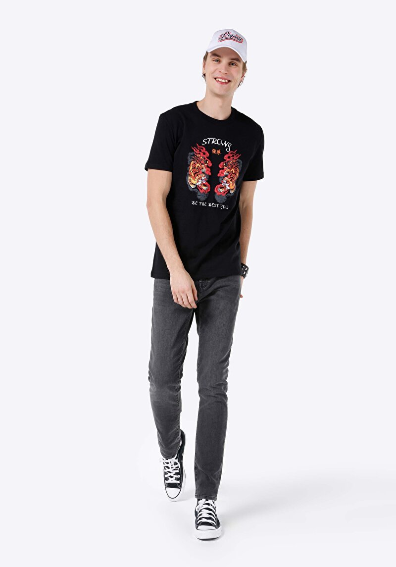 Зображення 044 Karl Джинси Чоловічі Блакитні Прямого Крою Cl1068571