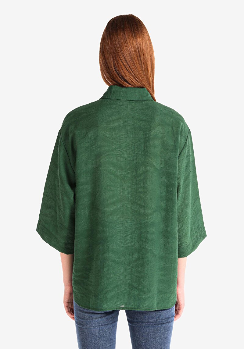 Зображення Сорочка З Довгим Рукавом Жіноча Зелена Cl1065067