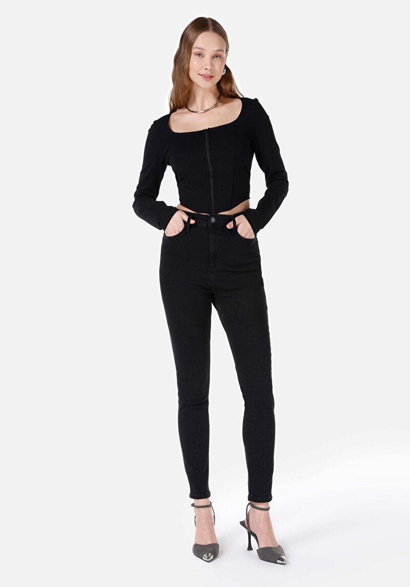 Зображення 760 Diana Джинси Жіночі Чорні Cl1067529