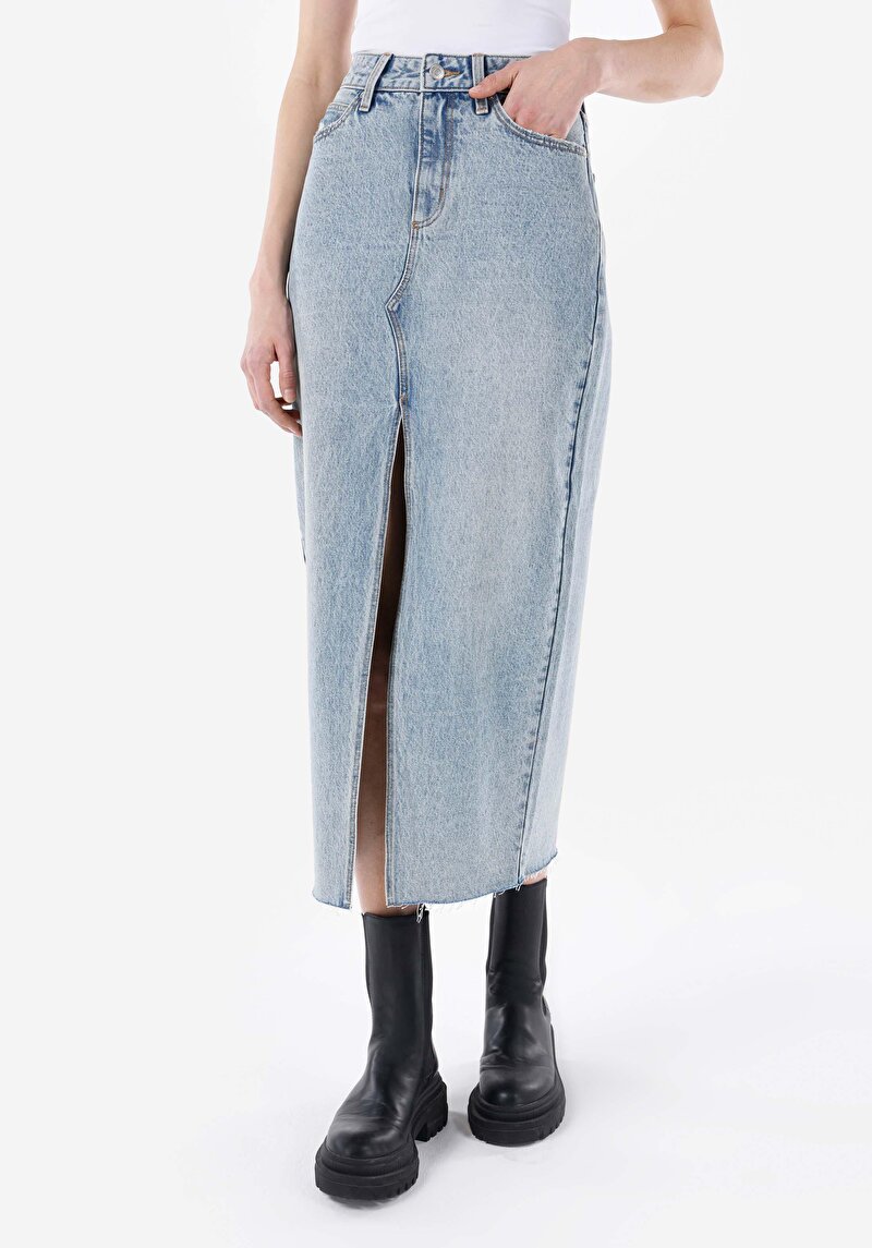 Показати інформацію про Спідниця Жіноча Блакитна  Cl1068629