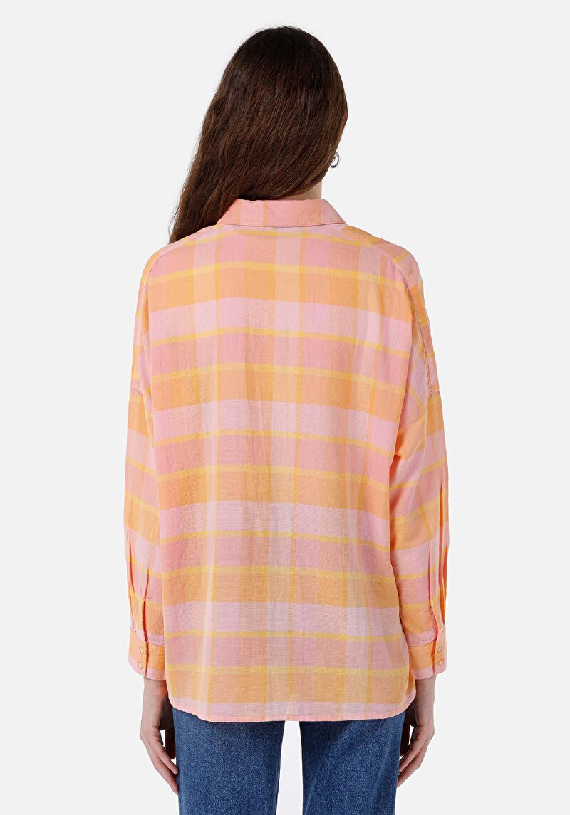 Показати інформацію про Сорочка З Довгим Рукавом Жіноча Помаранчева  Cl1067672