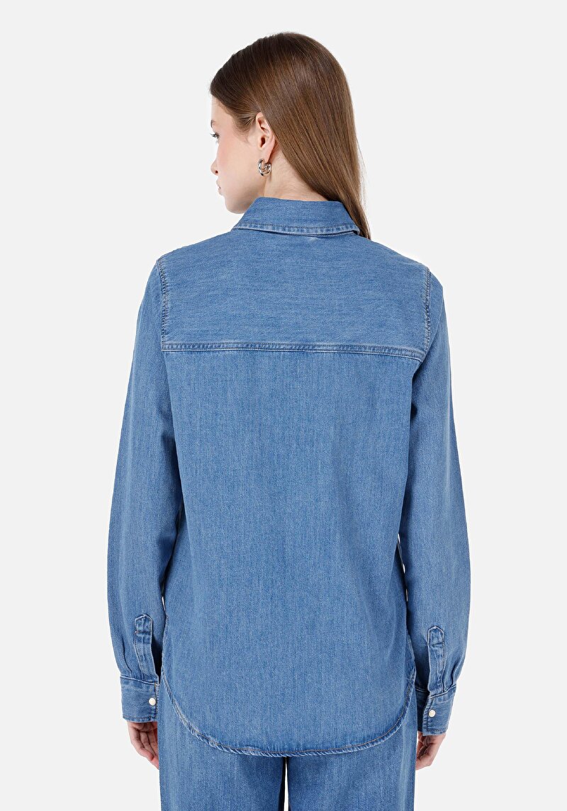 Зображення 470 Karen Сорочка З Довгим Рукавом Жіноча Блакитна Cl1068644