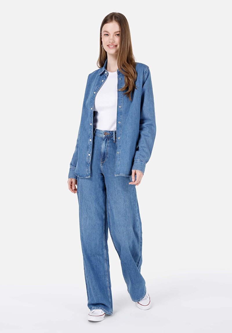 Зображення 470 Karen Сорочка З Довгим Рукавом Жіноча Блакитна Cl1068644